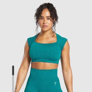 Gymshark: ADAPT FLECK SEAMLESS CROP TOP